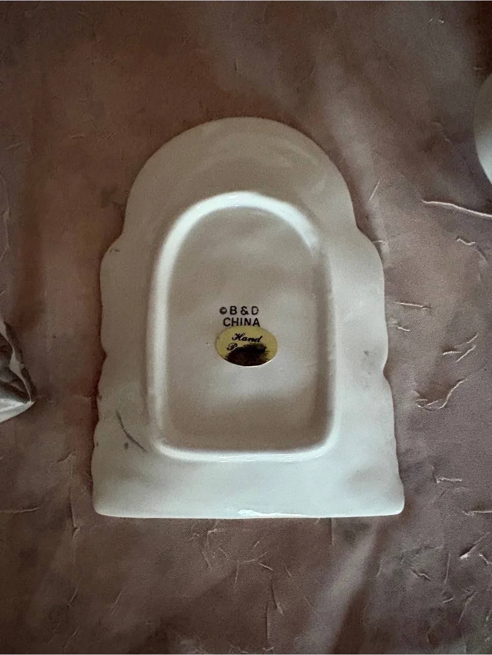 White Ceramic Bathroom Accessory Set with Gold and Silver Accents